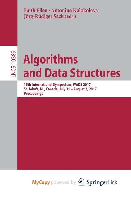 Algorithms and Data Structures
