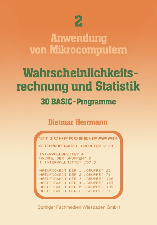 Wahrscheinlichkeitsrechnung Und Statistik - 30 Basic-Programme