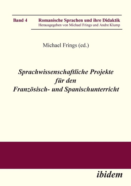 Sprachwissenschaftliche Projekte für den Französisch- und Spanischunterricht.