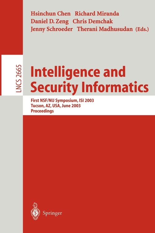 Intelligence and Security Informatics
