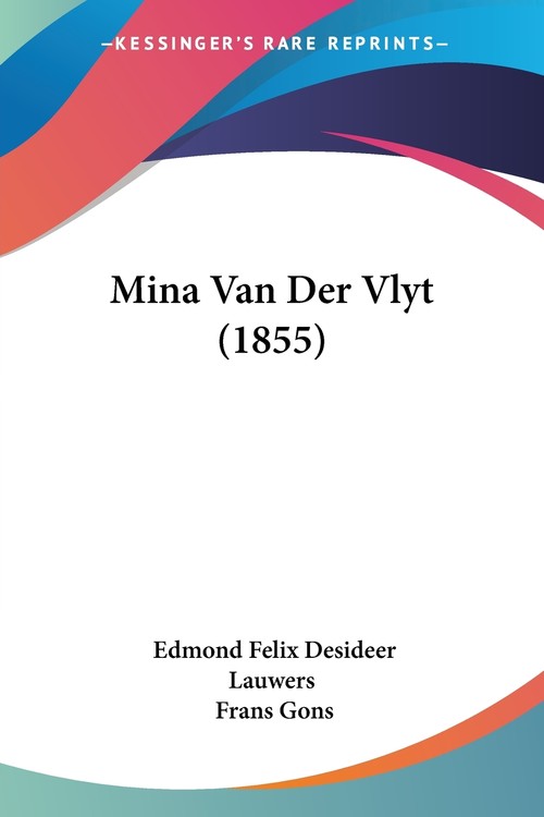 Mina Van Der Vlyt (1855)