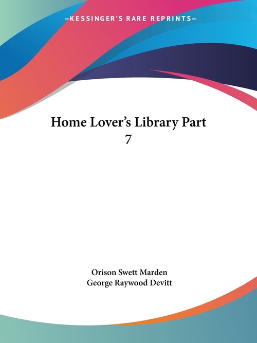 Home Lover's Library Part 7