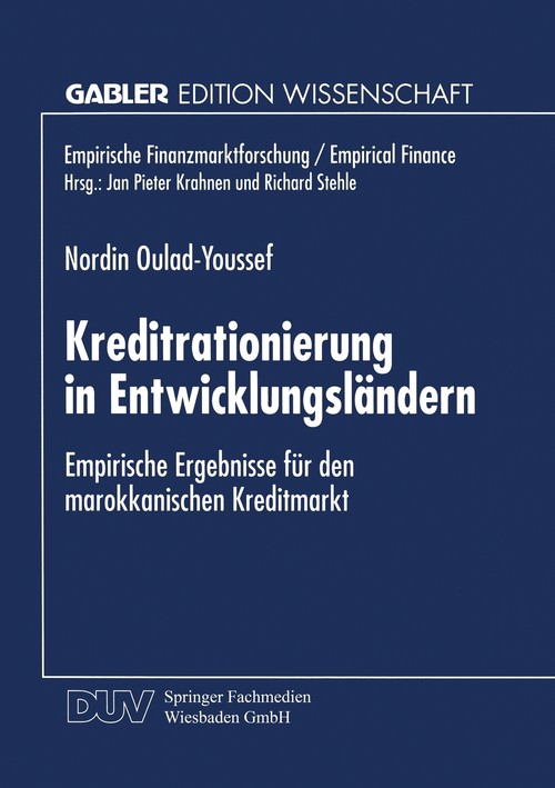 Kreditrationierung in Entwicklungsländern