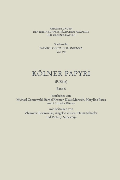 Kölner Papyri