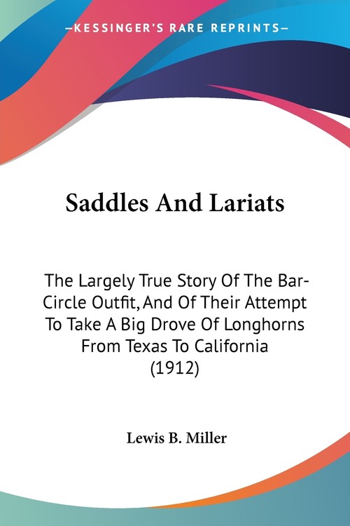 Saddles And Lariats